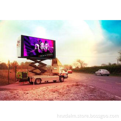 High Resolution 1R1G1B P12.8 60HZ Full Color Outdoor Truck
